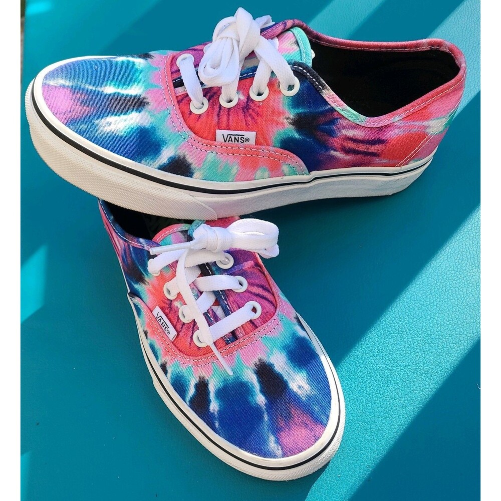 VANS TIE Dyed Classic Multicoloured Size 7 US Women's Shoes Pink Blue Canvas